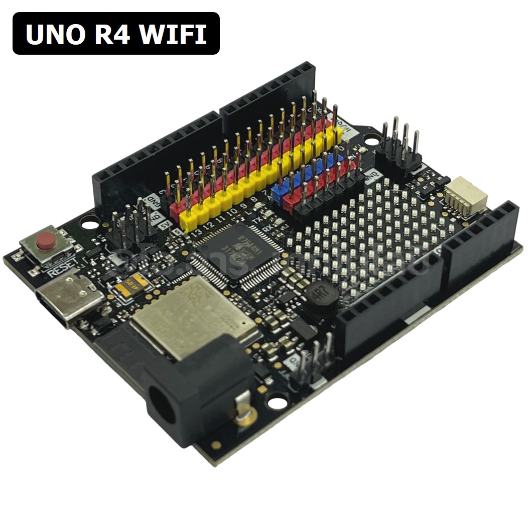 บอร์ดอาร์ดูโน่ Arduino UNO R4 WiFi Chinese Version (Black Edition)