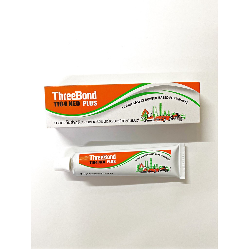 แชลคหลอดทาประเก็น 1104 ทีบอน 115 กรัม (ขายส่งต่อ 10 หลอด)(ราคารวมแวท) ป้องกันการไหลซึมของสารเคมี {รหัสสินค้า2001732203}