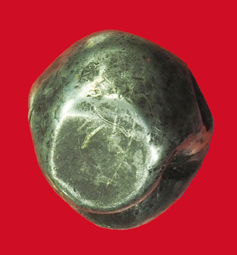 *38998 เงินพดด้วงสมัยอยุธยา ตราบัวยันต์ หนัก 1 บาท น้ำหนักประมาณ 14.75 กรัม 10.1