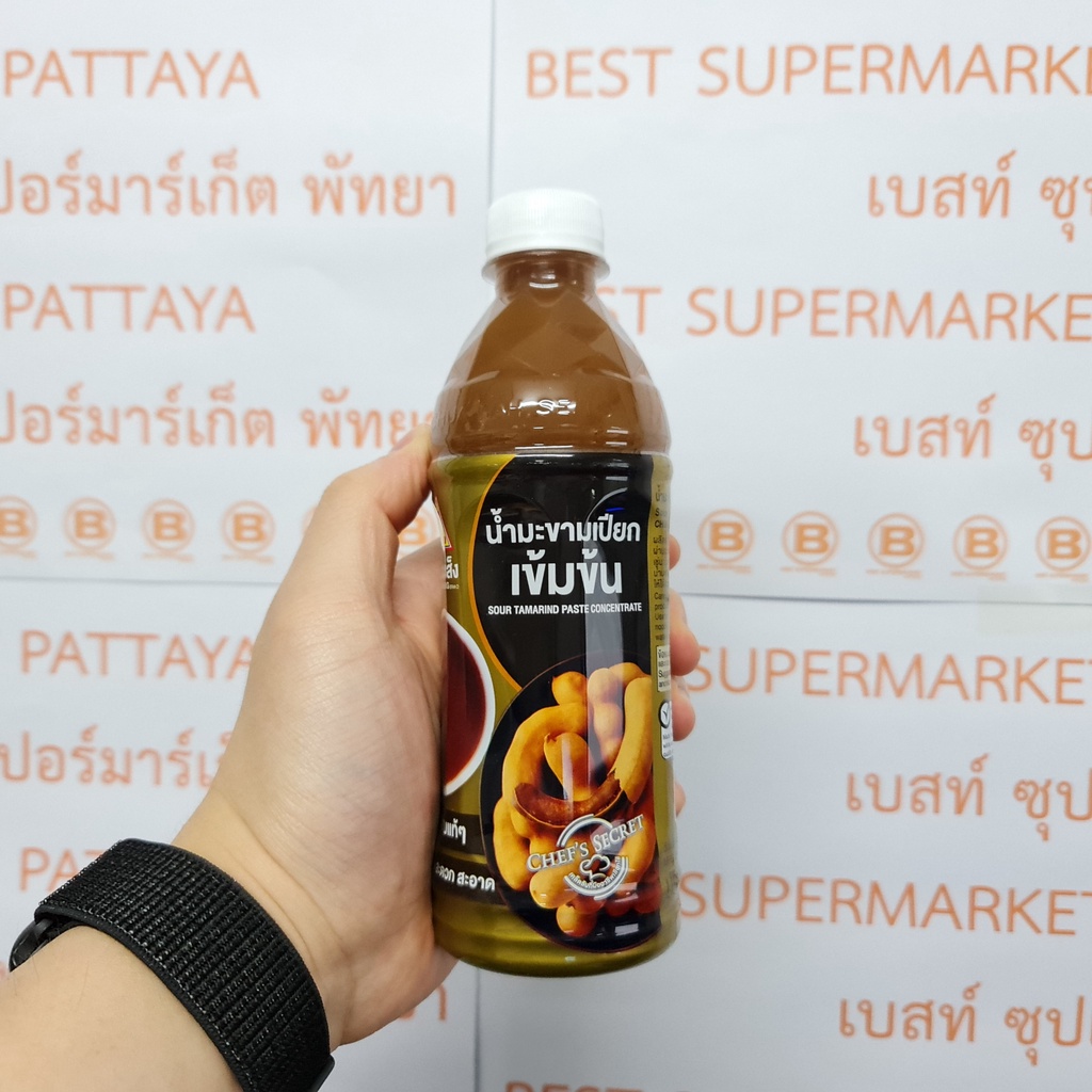 ฉั่วฮะเส็ง น้ำมะขามเปียกเข้มข้น 380 มล. Chua Hah Seng Sour Tamarind Paste Concentrate 380 ml.