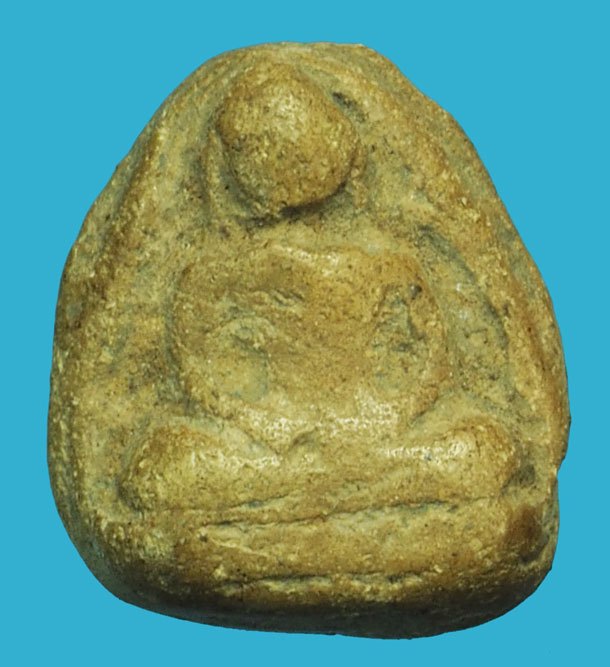 ขายแล้ว*37512 พระหลวงพ่อโต หลวงปู่ภู วัดต้นสน หลังจาร ชลบุรี ปี 24XX เนื้อผง 9