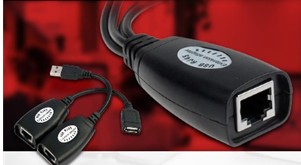 ตัวขยายสัญญาณ RJ45 CABLE EXTENDER ADAPTER 50M. รุ่น AX07