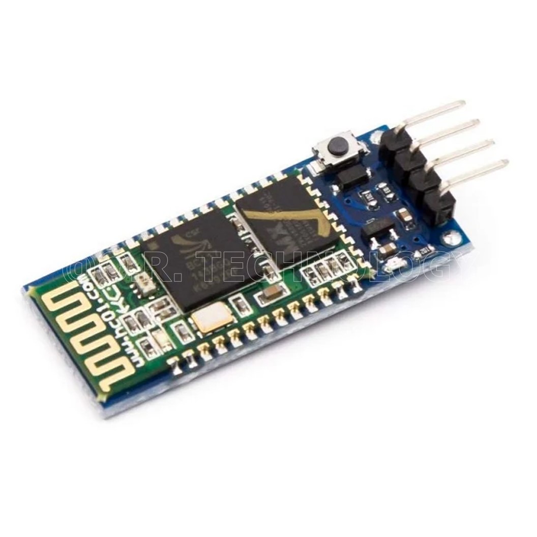 (1ชิ้น) AA127 โมดูลบลูทูธ HC-05 4 pin Bluetooth Module (Master+Slave) with Button