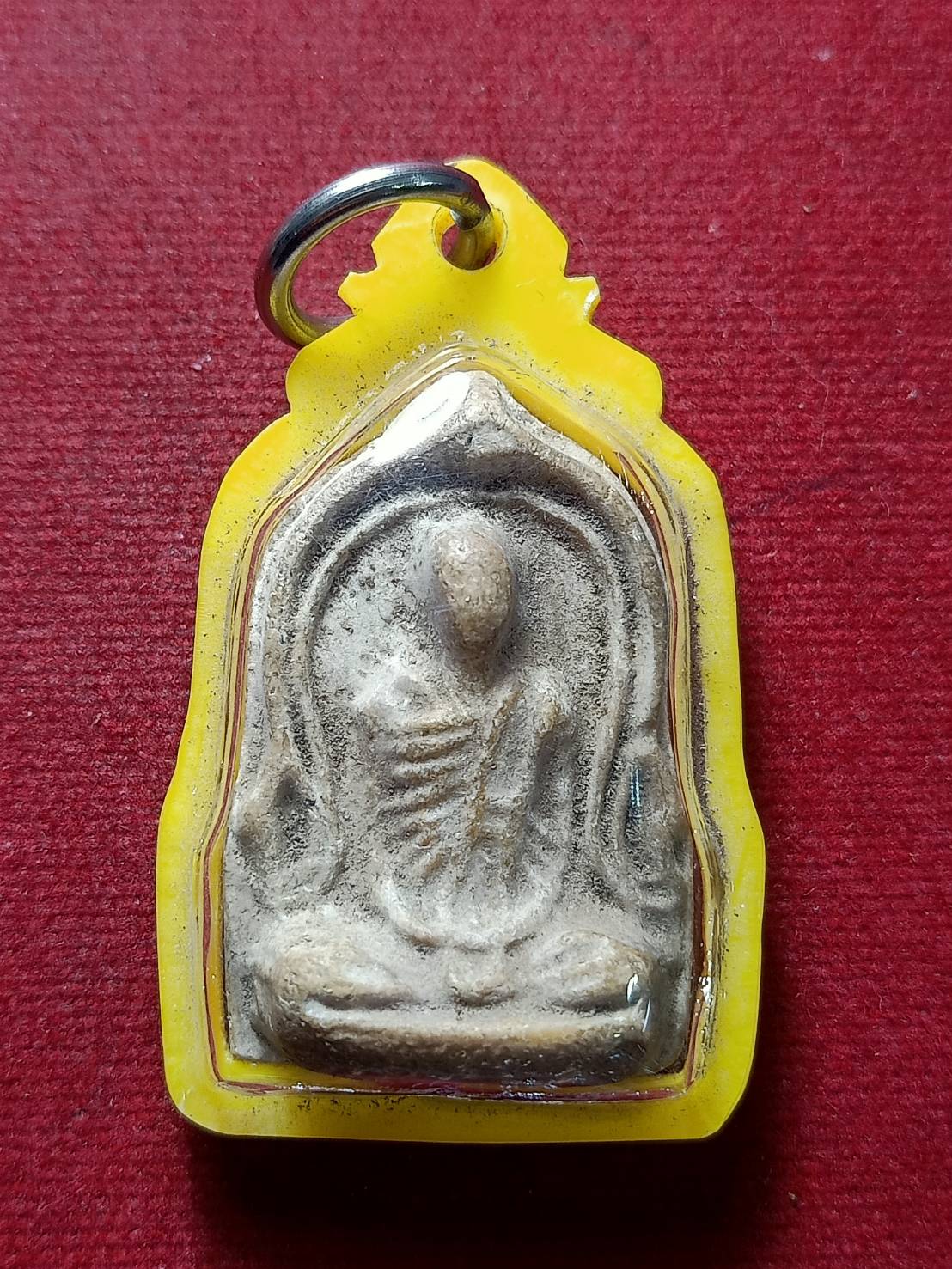 รูปเหมือนสมเด็จพระญาณสังวรฯ เนื้อผงน้ำมันรุ่นแรก วัดบวรนิเวศฯ กทม. ปี 2517 (SKU-12804)