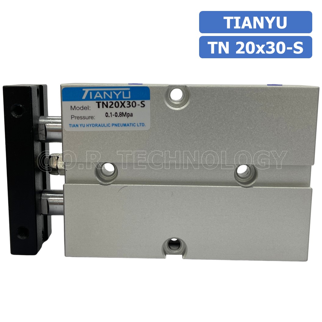 (1ชิ้น) TN 20x30-S กระบอกลม แบบแกนคู่ กระบอกลมคอมแพ็ค 2 แกน Twin-Rod Cylinder compact Double-shaft Air Pneumatic
