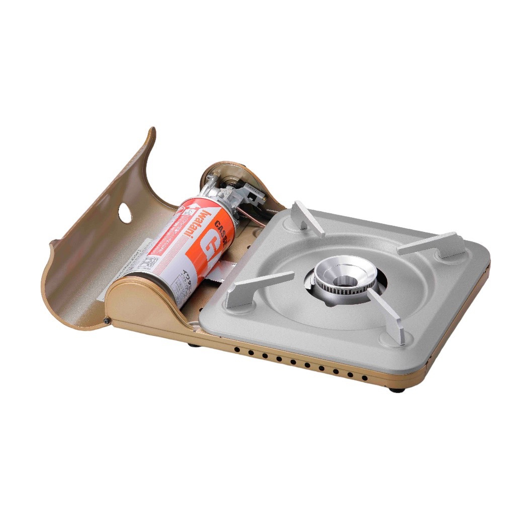 Iwatani เตาแก๊สกระป๋องพกพา แคมปิ้ง Tatsujin Slim รุ่น CB-SS-50T แถมฟรีแก๊สกระป๋องขนาด 250 กรัม จำนวน 1-2 กป. เลือกได้