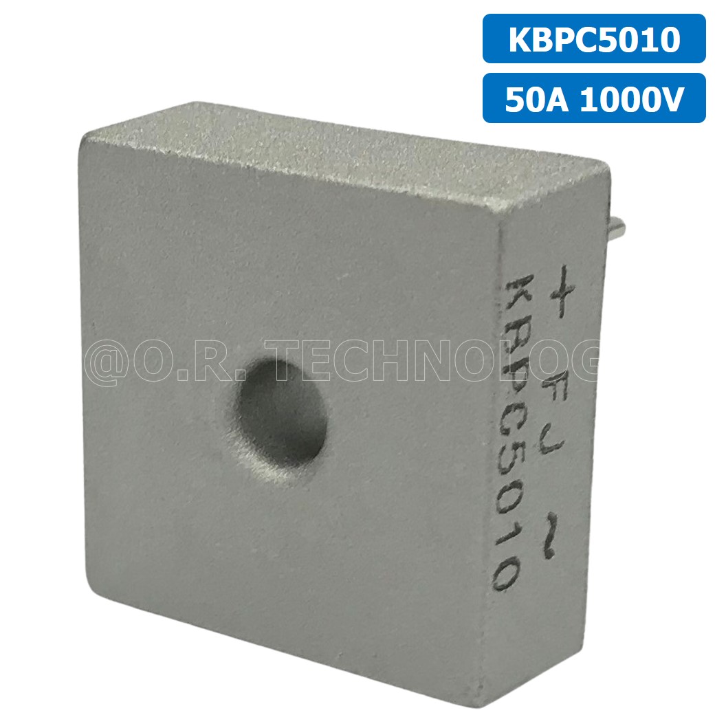 (1ชิ้น) KBPC5010 ไดโอดบริด Diode Bridge Rectifier 50A 1000V