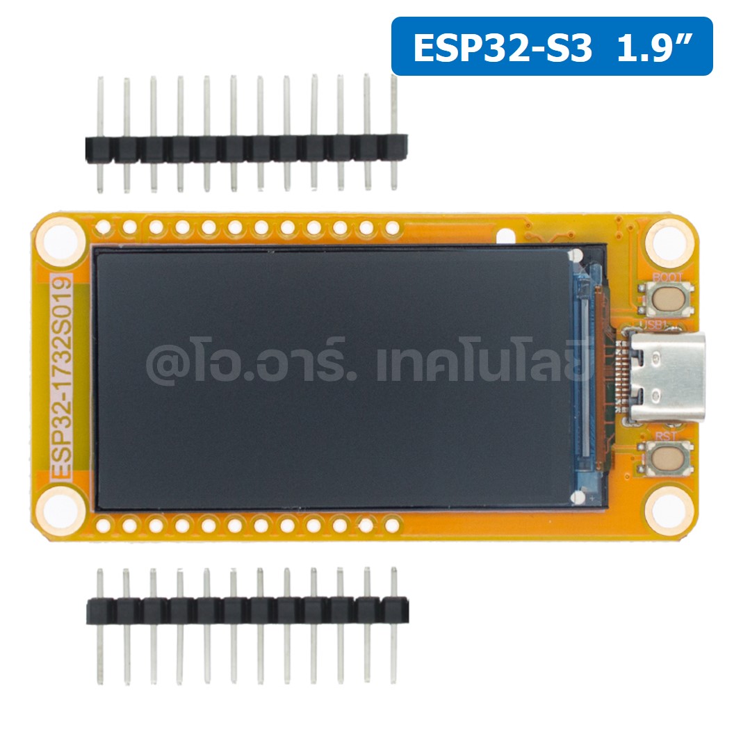 ZP002 ESP32-S3 HMI 8M PSRAM 16M Flash Arduino LVGL LCD IPS 170x320 1.9” EPS32-1732S019 Smart Display ST7789 (No Touch)