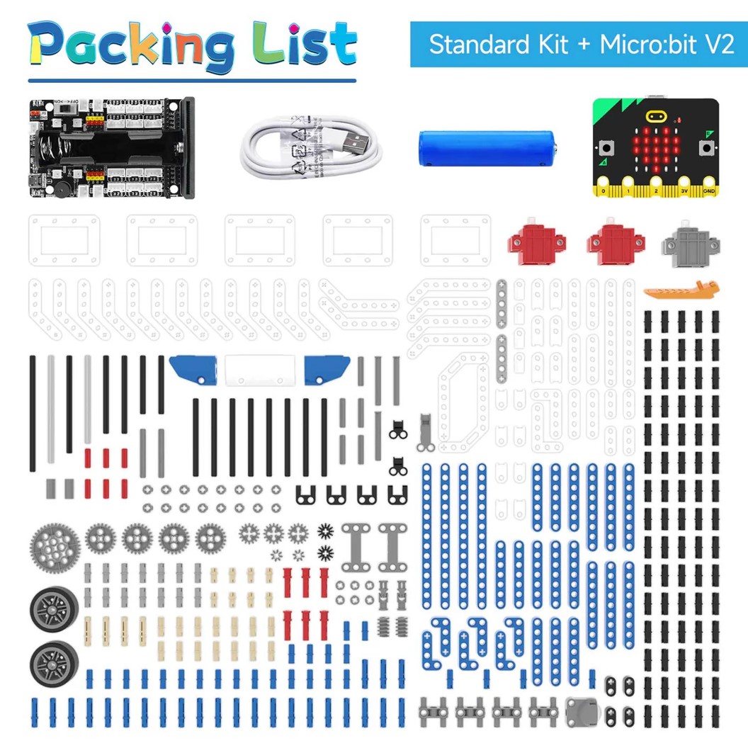 (STANDARD/ADVANCE EDITION) Yahboom Building:bit Superkit for Micro:bit ชุดตัวต่อไมโครบิต with/without Microbit