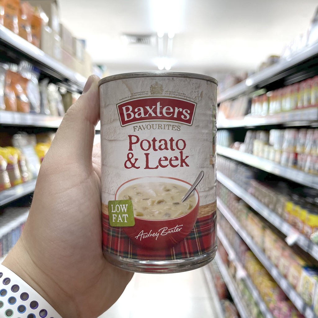 แบ็กซ์เตอร์ ซุปมันฝรั่งผสมต้นกระเทียม น้ำหนักสุทธิ 400 กรัม Baxters Potato & Leek Soup 400 g.