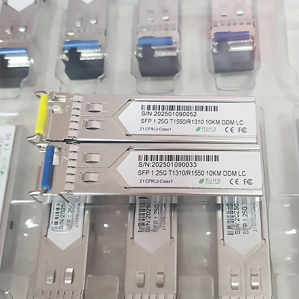 APOLLO SFP-Module 1.25Gb. ระยะส่ง 10Km. ช่อง LC สินค้าขายเป็นคู่ TX/RX