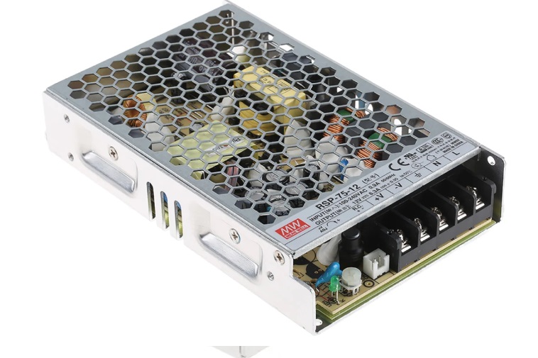 LRS-75-12 75W POWER SUPPLY 12VDC 6A "MEANWELL"