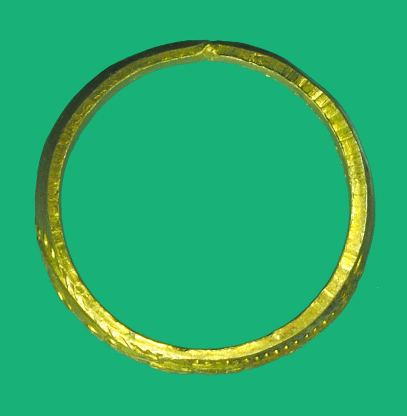 *38758 แหวนพระพุทธ กระหลั่ยทอง ไม่ทราบที่และปีสร้าง 12