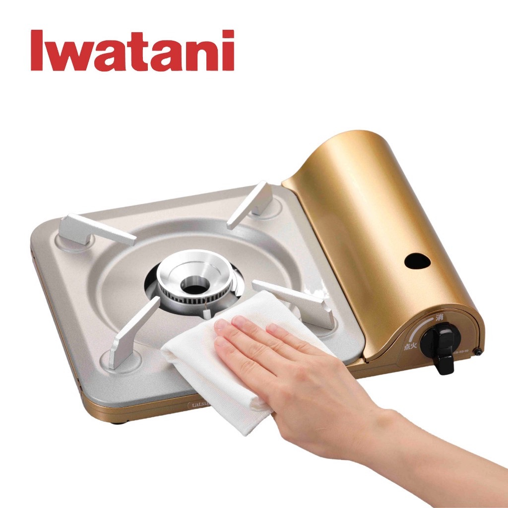 Iwatani เตาแก๊สกระป๋องพกพา แคมปิ้ง Tatsujin Slim รุ่น CB-SS-50T แถมฟรีแก๊สกระป๋องขนาด 250 กรัม จำนวน 1-2 กป. เลือกได้