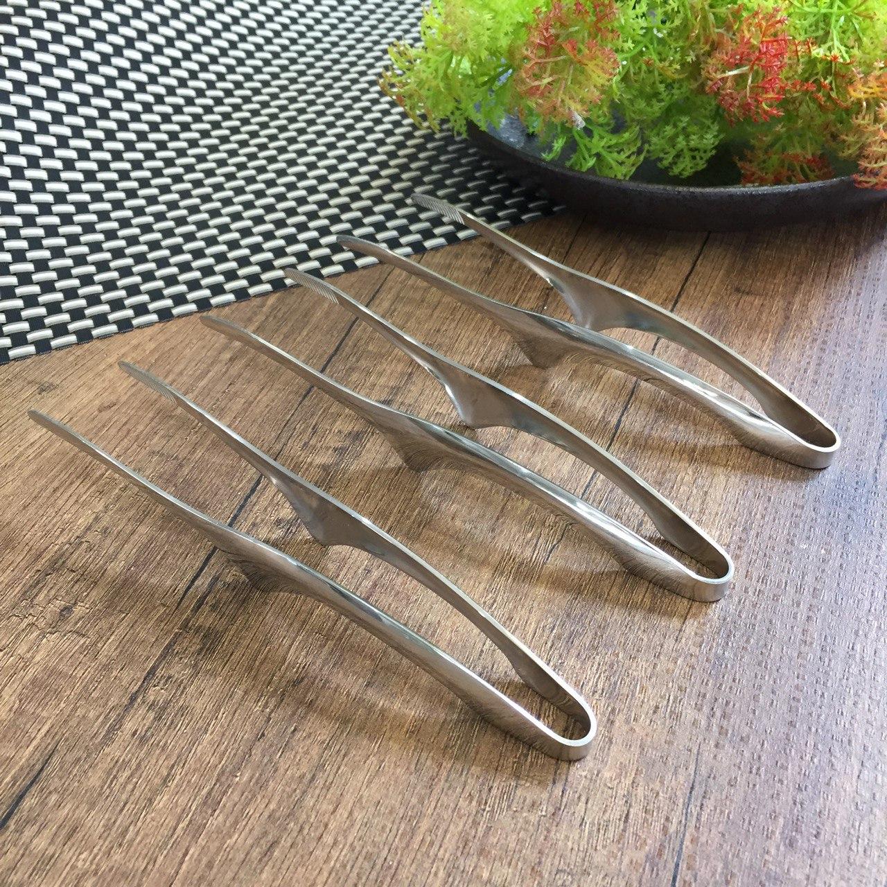 (ส่งฟรี) 3ชิ้น /ชุด ที่คีบ ที่คีบเนื้อ ที่คีบอาหารสำหรับปิ้งย่าง ที่คีบเนื้อย่าง 8นิ้ว #Twin Fish รหัส SAT-8