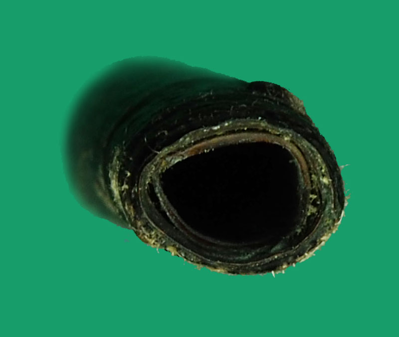 *35037 ตะกรุดสาริกา ลงรักถักเชือก หลวงพ่อทบ วัดชนแดน เพชรบูรณ์ ขนาด ความยาว 2.5 นิ้ว 12