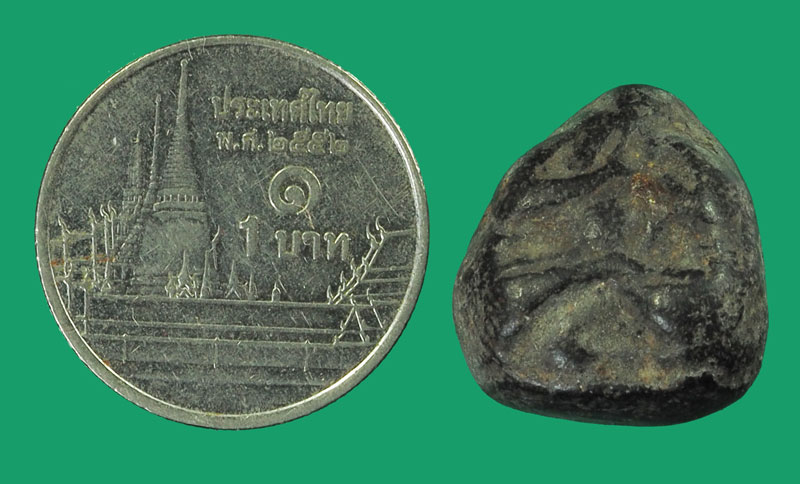 ขายแล้ว*33625 พระปิดตา เนื้อผงคลุกรัก เก่าไม่ทราบที่และปีสร้าง 6