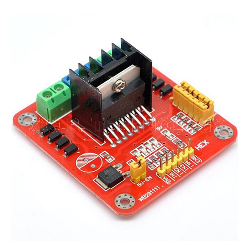 (1ชิ้น) AA035 โมดูลขับมอเตอร์ สเต็ปเปอร์มอเตอร์ บอร์ดไดรเวอร์ L298N Dual H Bridge DC Stepper Motor Driver Board