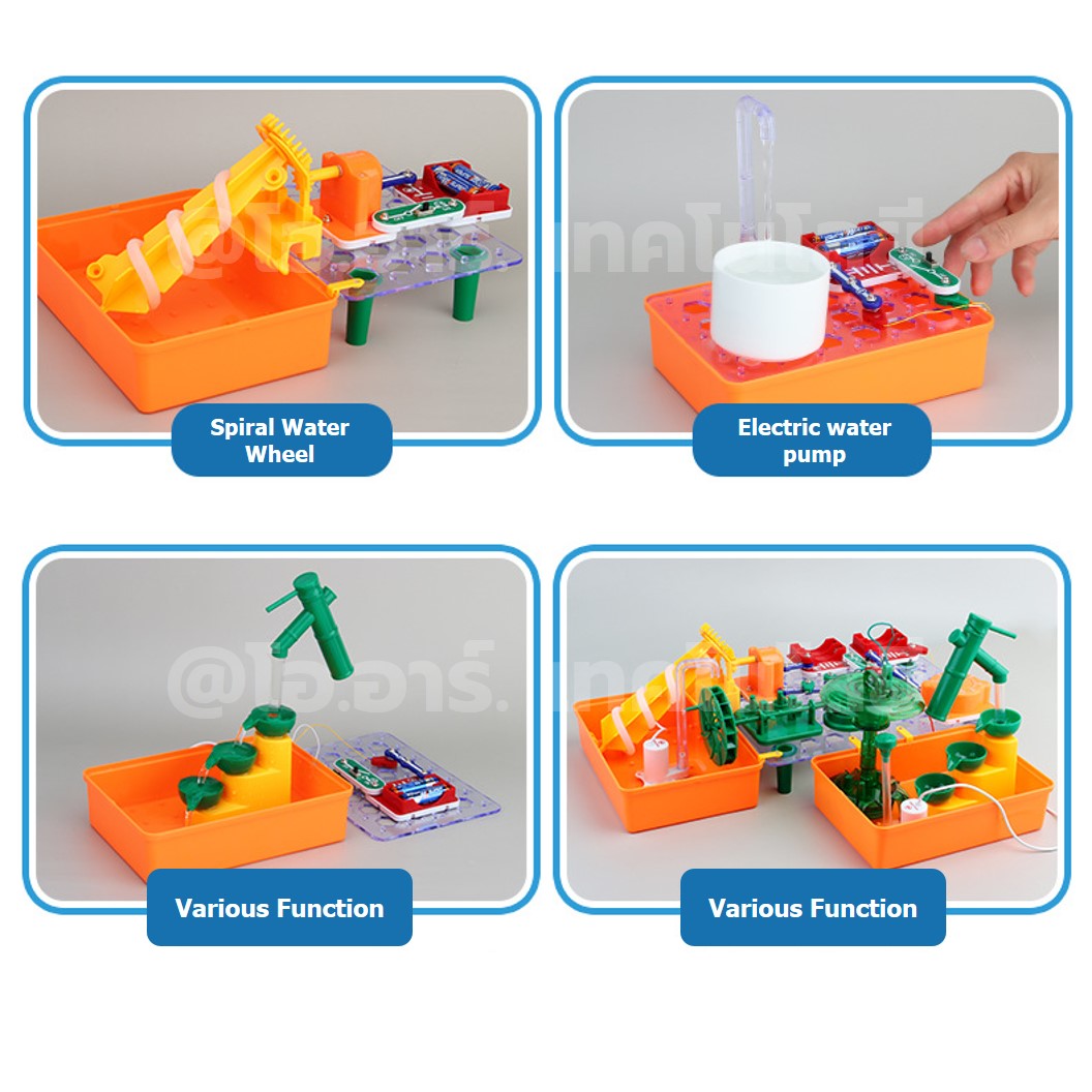 (Model 560) ชุดเรียนรู้ พลังงานน้ำ Hydro Power Electronic Building Blocks No.560 ชุดทดลองพลังงานน้ำ Learning kit ชุดส่งเสริมการเรียนรู้ Water Power