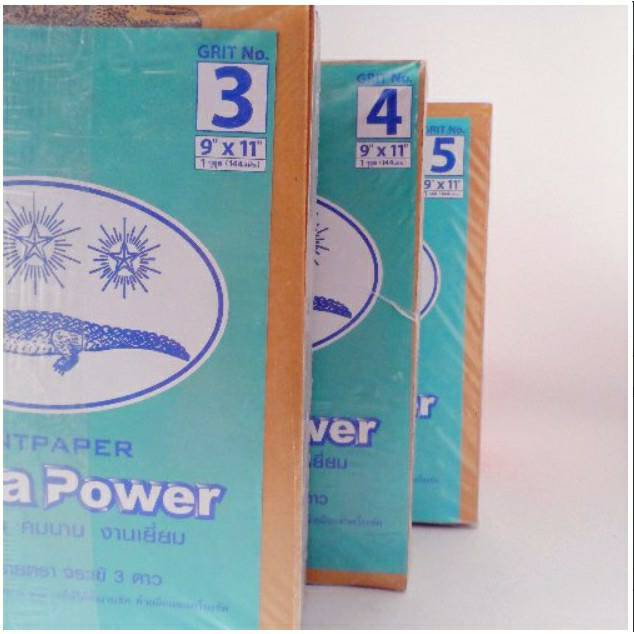 กระดาษทรายขัดไม้ ตราจระเข้ (ราคารวมแวท) กระดาษทรายแห้ง ขัดเงาไม้ กระดาษทรายหยาบ เครื่องขัด และอุปกรณ์ งานไม้ งานสี