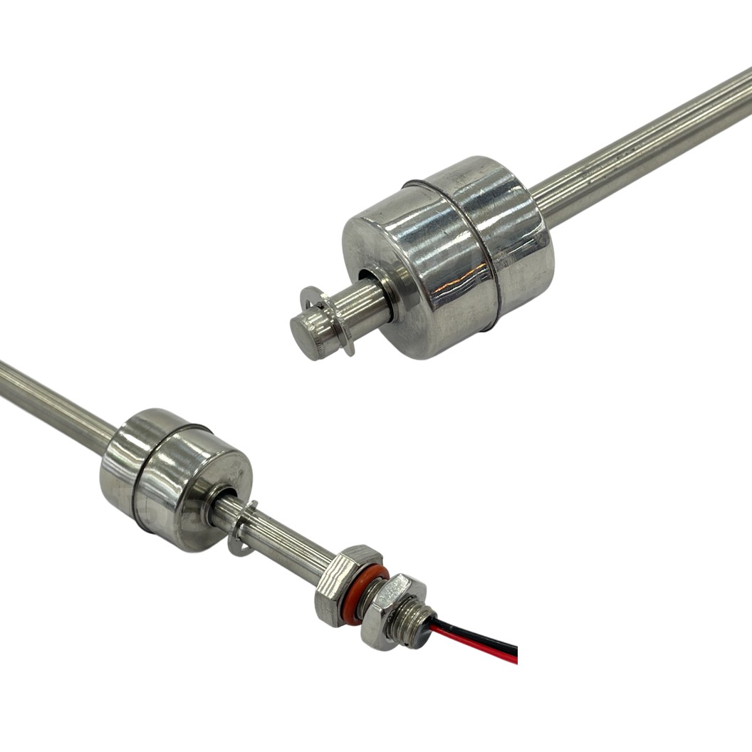 สวิทช์ลูกลอยสแตนเลส เซนเซอร์วัดระดับน้ำ 100-500mm แบบปรับได้/ปรับไม่ได้ Stainless Steel Double Float Level Switch (Adjustable/Fixed) Water level sensor switch