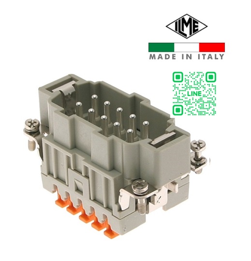 ILME CSHM-10 CSH Series Insert, Male, Size 57.27, 10 Pin, 16A