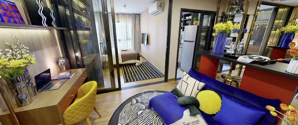 ขายดาวน์ โครงการ The Line Vibe ห้องวิวเทพไม่บล๊อค วิวเมืองสวยๆ ขายถูกมาก ชั้น 32 ขนาด 36.5ตรม. (1BM-1) ทิศใต้ วิวไม่บล๊อค