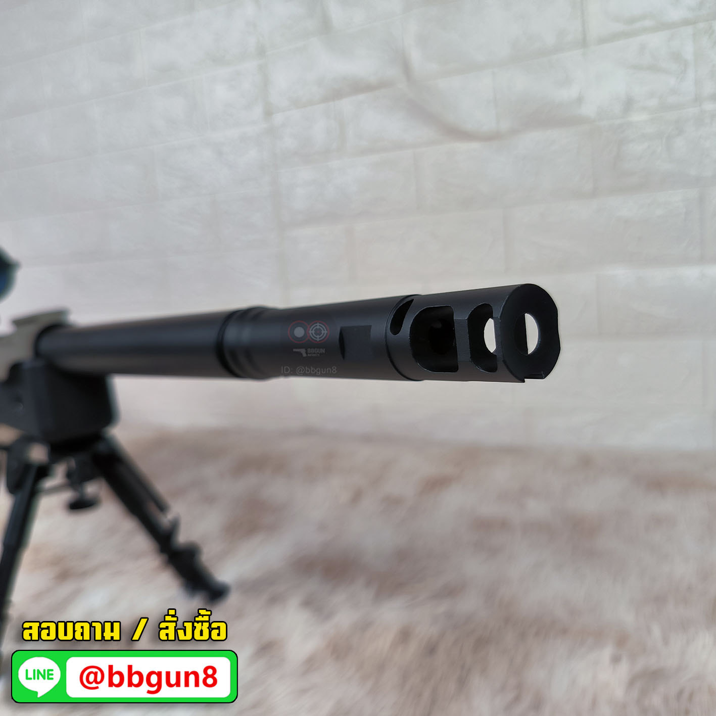 CYMA CM.700A M40A5 สีดำ สไนเปอร์ บีบีกัน (พร้อมอุปกรณ์ กล้องสโคป ขาทราย สปีดโหลดเดอร์ แส้ทำความสะอาด กระสุน)