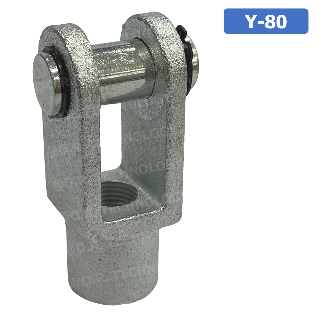 (1ชิ้น) Y-80 ตัวยึดแกนกระบอกลม ตัว Y Support Y-Joint Air Cylinder สำหรับกระบอกลม SC80 ขายึดกระบอกลม ขายึด ตัวยึด กระบอกลม