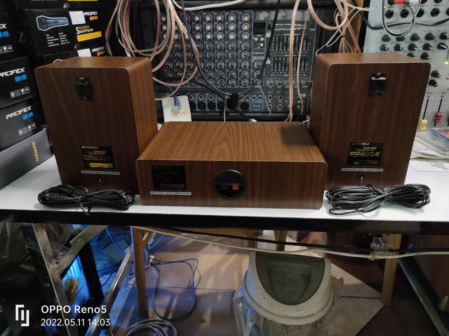 SANSUI SAS -50 CS (ส่งฟรี ยกเว้นเขตพิเศษ) CENTER + SURROUND MADE IN JAPAN