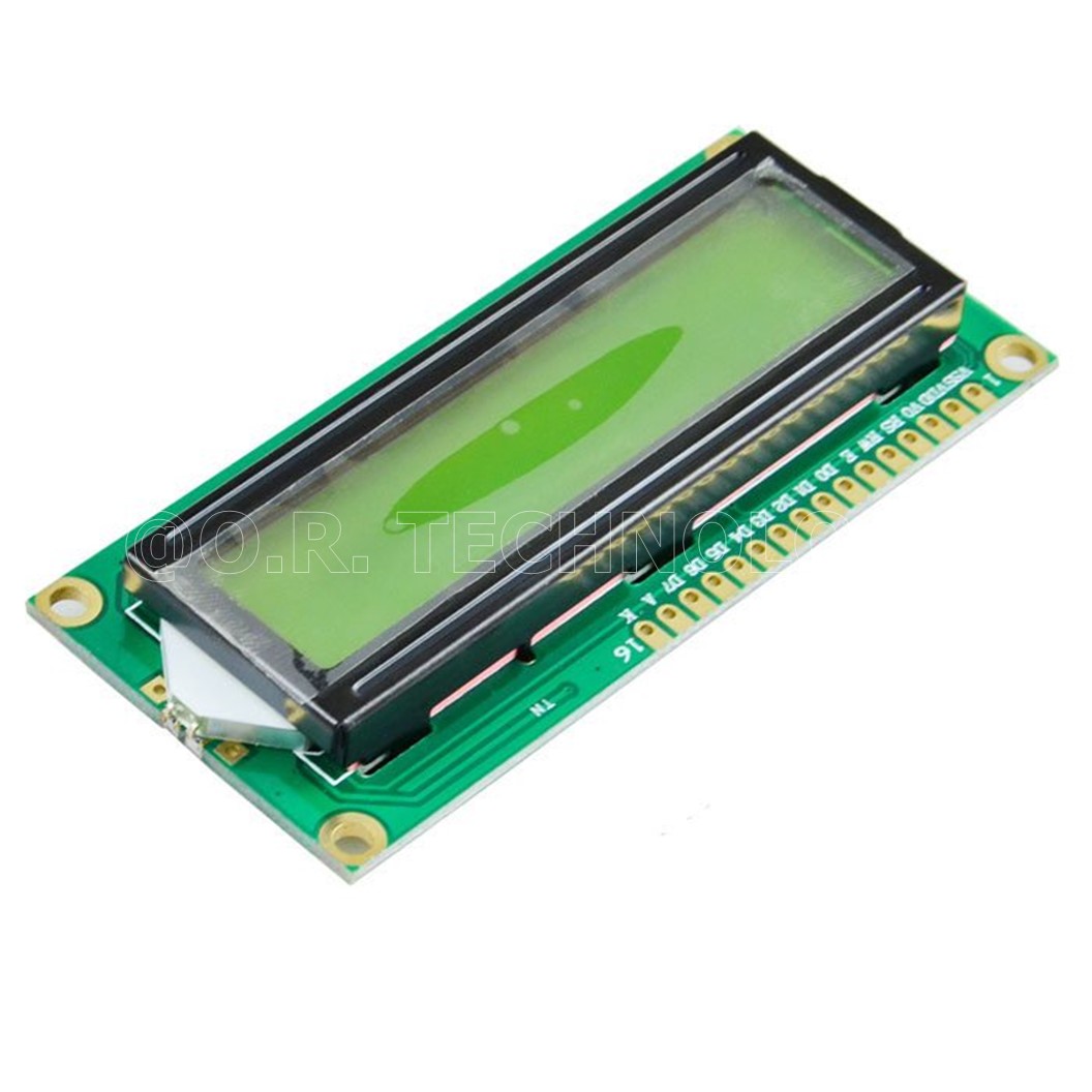 (1ชิ้น) AA012 จอแสดงผล หน้าจอ LCD1602 Yellow Green Backlight 5V สำหรับ arduino, IoT แบบยังไม่บัดกรี IIC/I2C