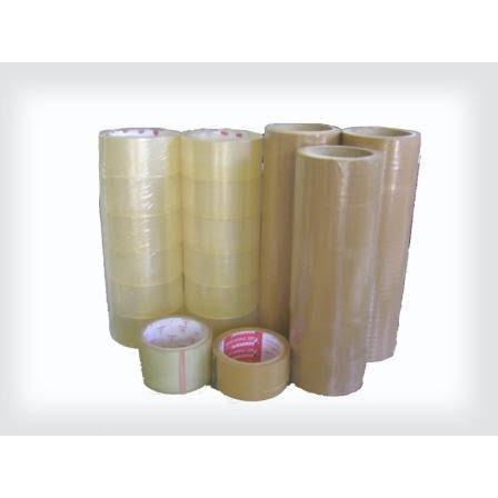 เทปใส เทปสีน้ำตาล OPP ยี่ห้อ BOBUG (ยกลัง 108 ม้วน ราคารวมแวท) เทปกาว เทปติดกล่องพัสดุ เทปปิดกล่อง เทปกาวแปะกล่อง