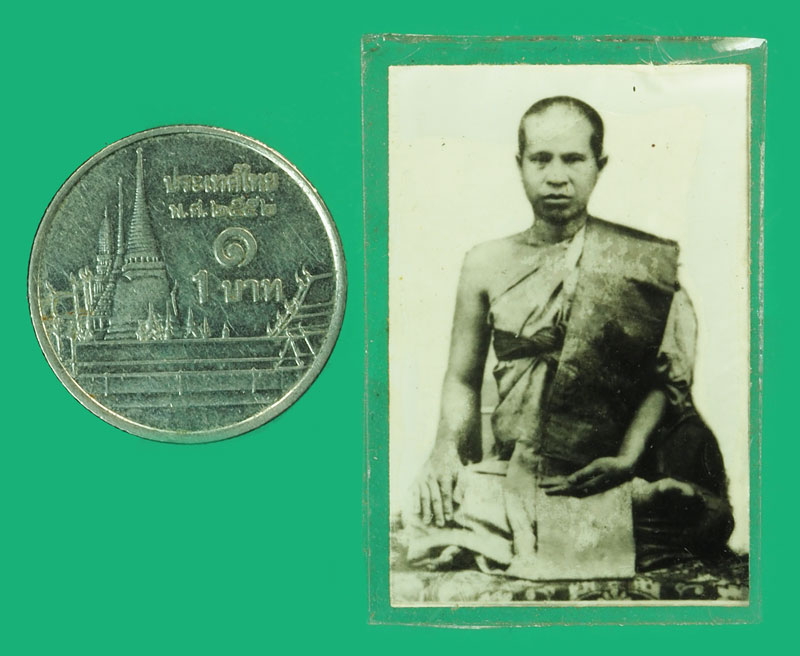 *37916 รูปถ่ายหลวงพ่อเล็ก วัดบางปลา สมุทรปราการ นิยม(หายาก) 77