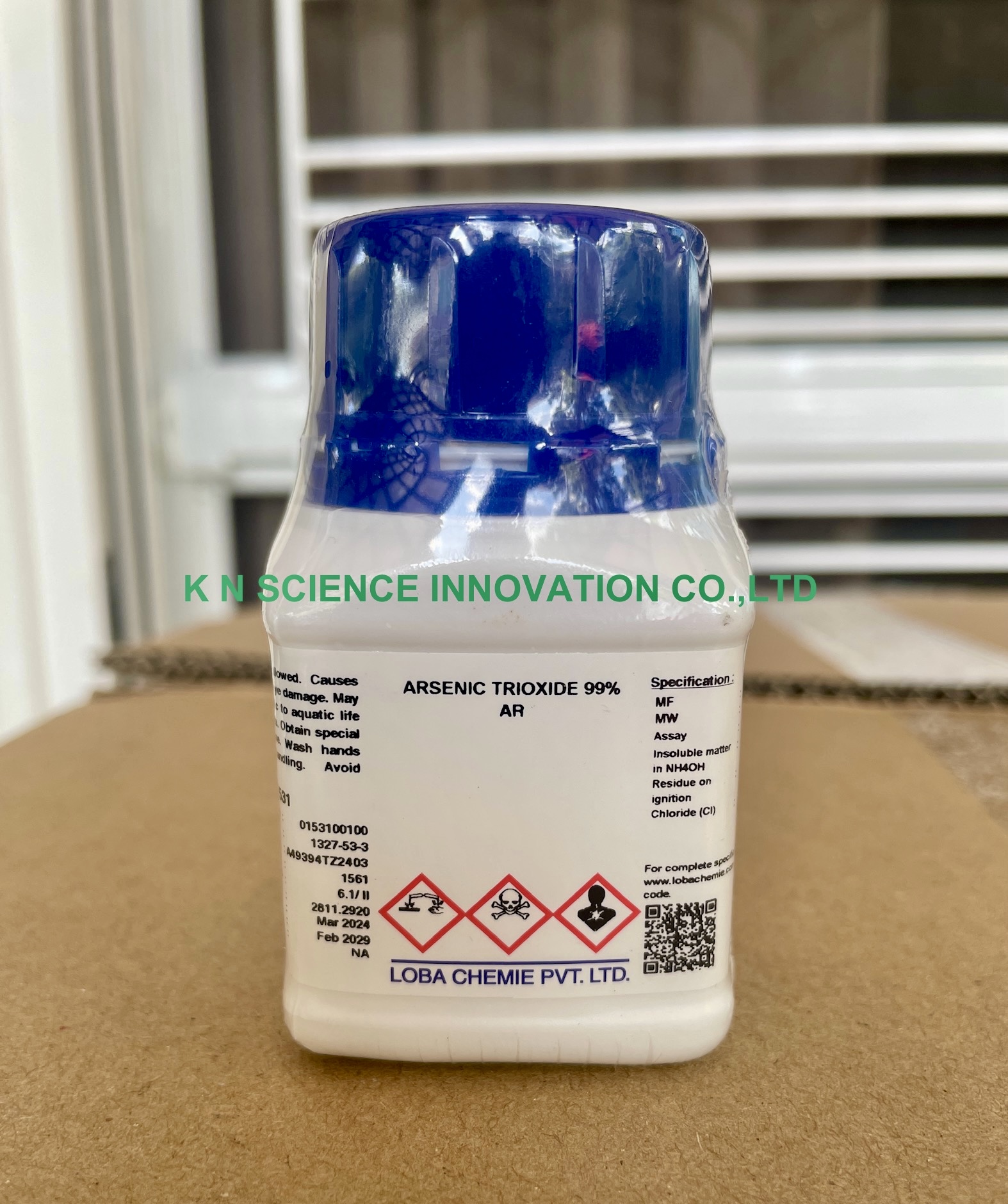 Arsenic trioxide, AR ,100 g , Loba 01531