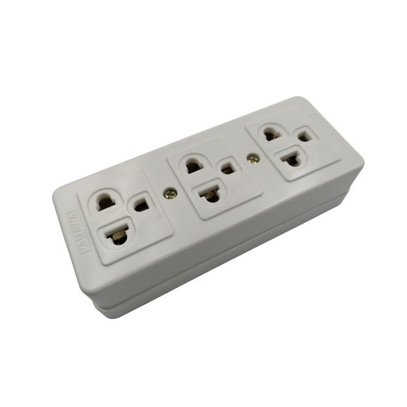 ปลั๊ก 3 ตารุ่นมีกราวนด์ NATIONINE ปลั๊กพ่วง (ราคารวมแวท) ปลั๊กสามตา ปลั๊กสายต่อพ่วง ปลั๊กไฟ รางปลั๊กไฟ {2501138701}