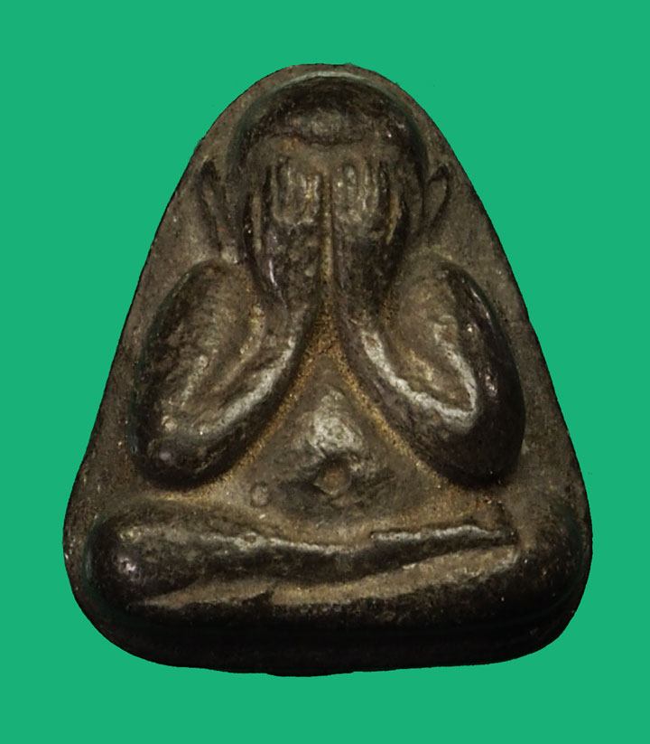 ขายแล้ว*35105 พระปิดตาพิมพ์หลวงพ่อแก้ว หลวงปู่เหมือน วัดกำแพง หลังยันต์ ชลบุรี 6