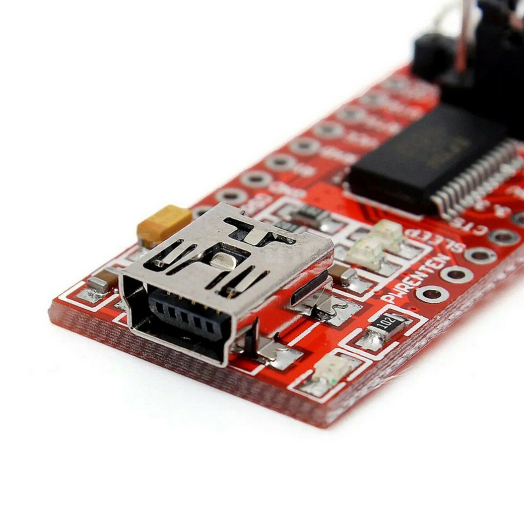 AA106-Mini USB โมดูลแปลงสัญญาณ FT232RL FTDI USB To Serial Adapter Module USB TO TTL Serial Download Cable For Arduino