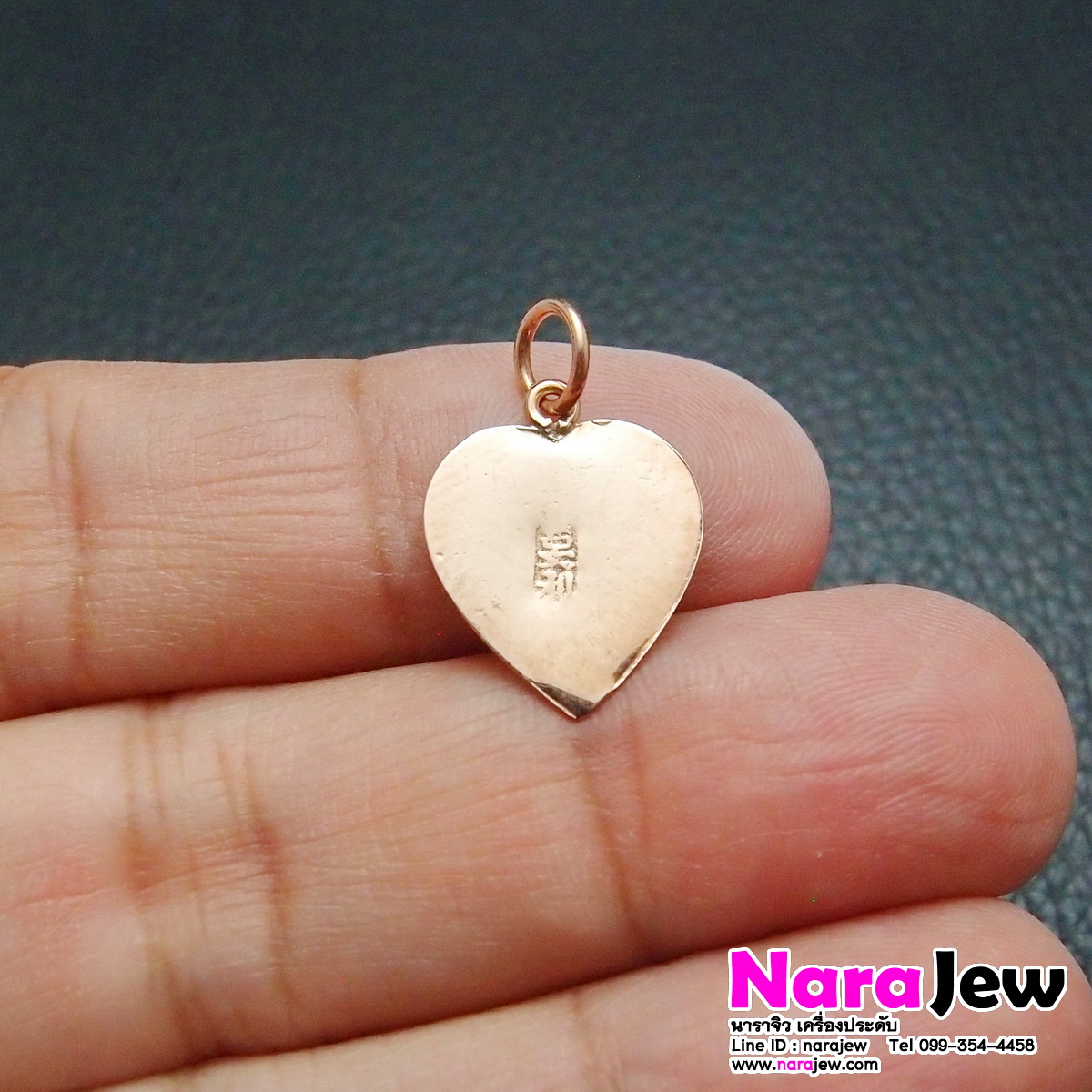 จี้นาก แท้ 40% รูปหัวใจ อักษร E