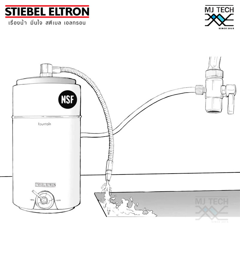 STIEBEL ELTRON เครื่องกรองน้ำดื่ม รุ่น FOUNTAIN 7S (Silver)