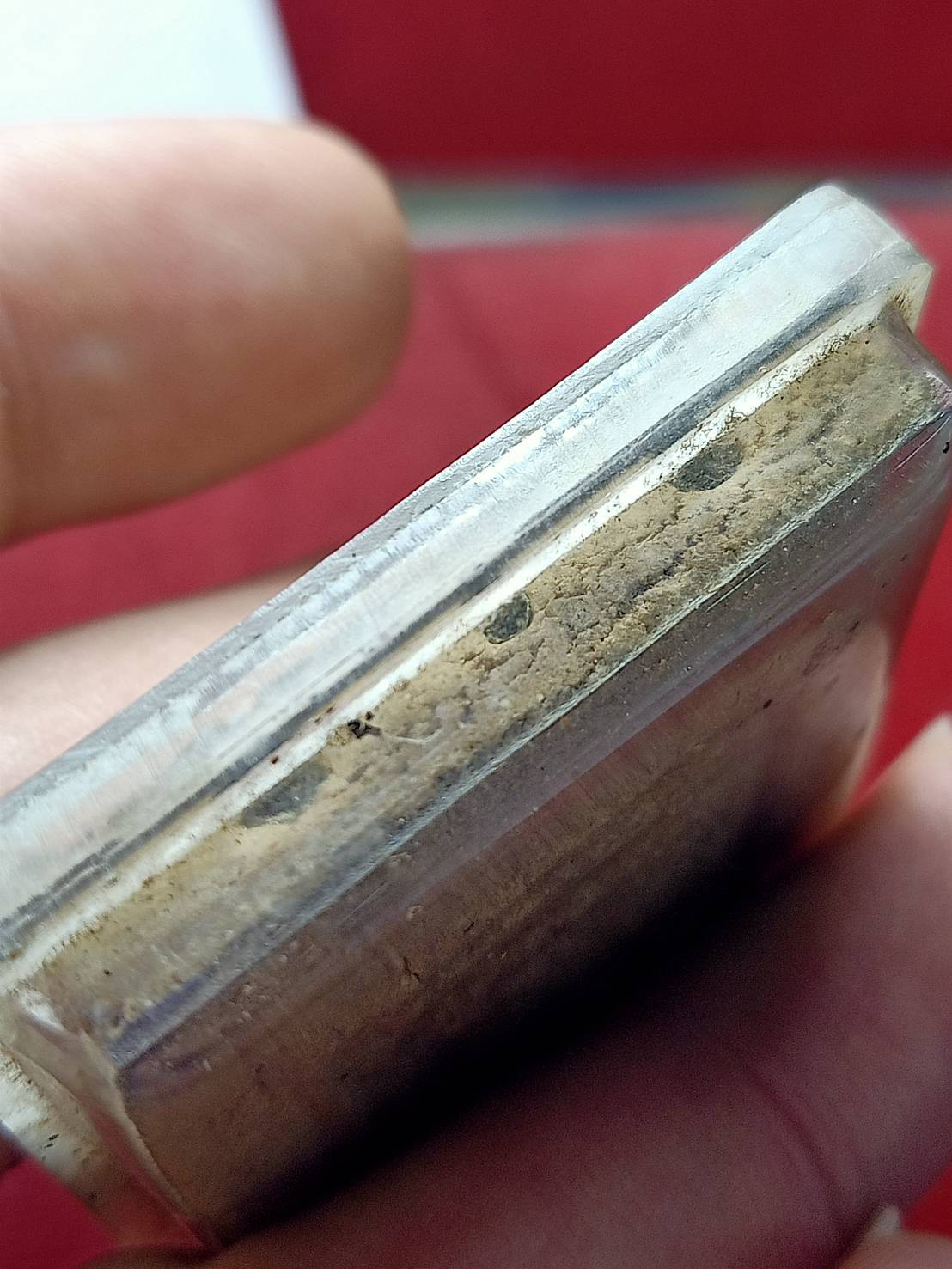 สมเด็จพิมพ์ฐาน 3 ชั้น หูบายศรีพิมพ์จำโบ้ หลังรูปเหมือน พระครูลมูล (ส.พัฒนกิจ) วัดเสด็จ จ.ปทุมธานี (SKU-12807)