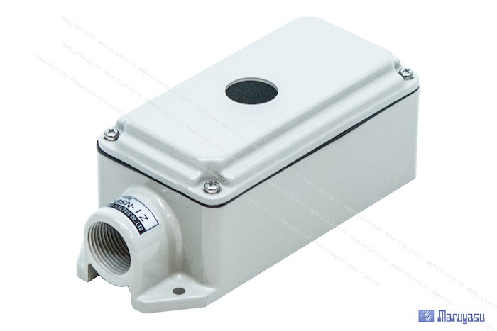 MARUYASU BSN-2Z กล่องอลูมิเนียมกันน้ำ 2 ช่อง φ25 mm.. IP44