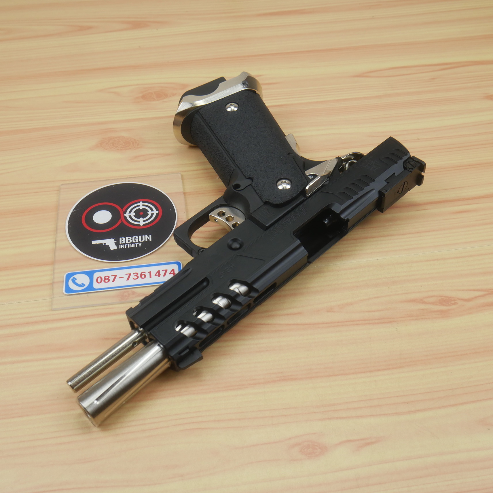 บีบีกันอัดแก๊ส Army Armament R616-1 LimCat SpeedCat 5.1 Black BB GUN