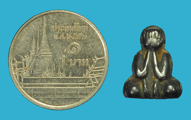 *35772 พระปิดตา หลังยันต์ เนื้อเมฆพัด หลวงพ่อเดิม วัดหนองโพ จ.นครสวรรค์ 40