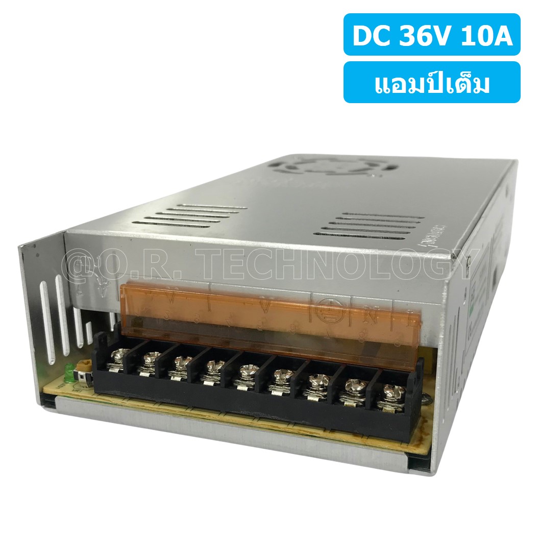 (1ชิ้น) S-350-36 36VDC 10A สวิตชิ่งเพาเวอร์ซัพพลาย แหล่งจ่ายไฟ ตัวแปลงไฟ Switching Power Supply แอมเต็ม DC 36V