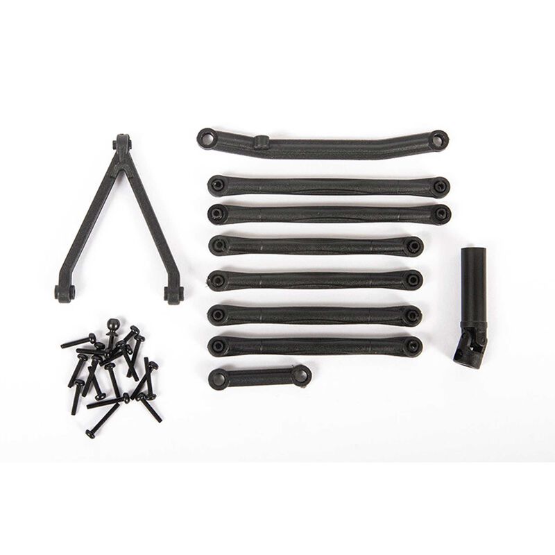 AXI204000 Suspension Links Long Wheel Base, 133.7mm: SCX24