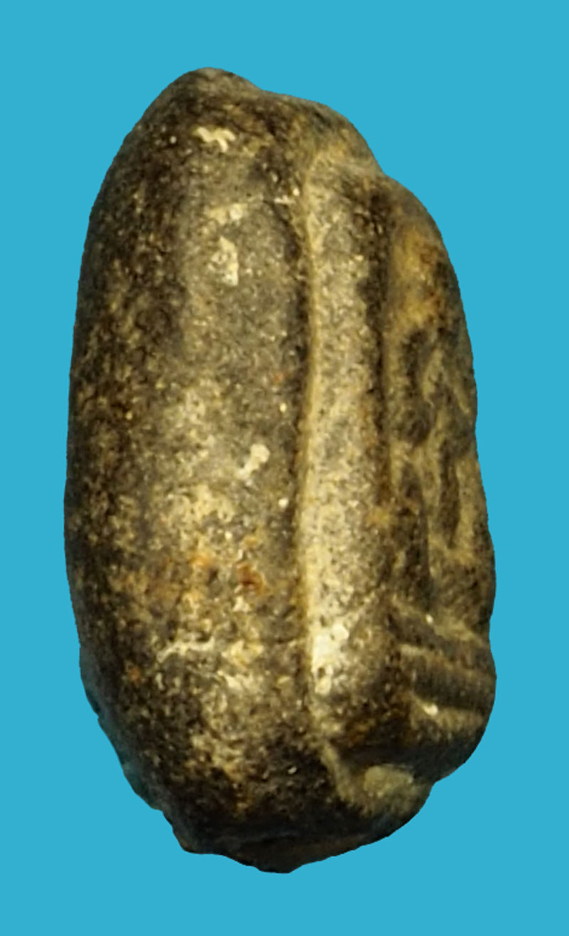 *36464 พระปิดตา เนื้อผงใบลานเก่า ไม่ทราบที่และปีสร้าง 6