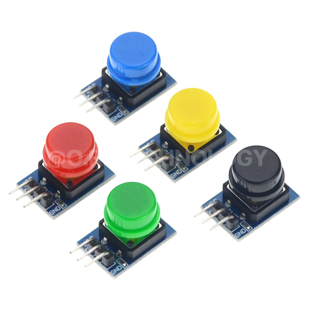 AH005 (1ชุด 5ชิ้น) โมดูล สวิทช์ปุ่มกด 5 สี Tactile Switch Module 5 Color โมดูลปุ่มกด สวิทช์ ปุ่มกด Push Button Switch