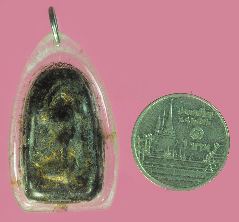 ขายแล้ว*37962 พระนางกวัก เนื้อผงว่านยา มีอายุ เลี่ยมพลาสติกเก่า ไม่ทราบที่ 3