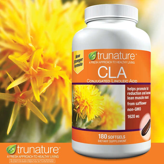 Trunature Tonalin CLA 1620 mg. 180 softgels ช่วยเผาผลาญไขมันและเพิ่มมวลกล้ามเนื้ออย่างปลอดภัยค่ะ