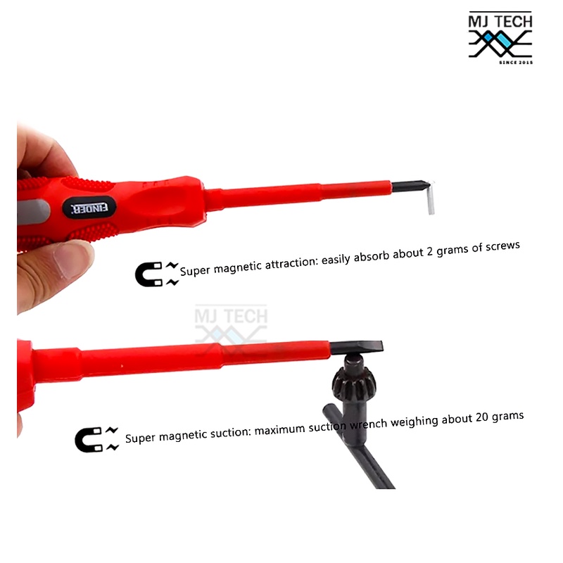 RUIKE ชุดไขควงหุ้มฉนวนกันไฟ 7 in 1 สำหรับงานไฟฟ้า รุ่น 7653